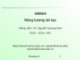 Bài giảng Năng lượng tái tạo: Chương 5 (Bài 10) - TS. Nguyễn Quang Nam