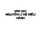 Bài giảng Nguyên lý Hệ điều hành - Chương 1: Các khái niệm cơ bản