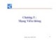 Bài giảng Kỹ thuật truyền số liệu và mạng - Chương 5: Mạng viễn thông