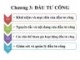 Bài giảng Kinh tế đầu tư - Chương 3: Đầu tư công
