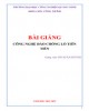 Bài giảng Công nghệ đào chống lò tiên tiến: Phần 2