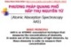 Bài giảng Phương pháp quang phổ hấp thụ nguyên tử (Atomic Absorption Spectroscopy AAS)