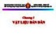 Bài giảng Cơ sở kỹ thuật điện tử: Chương 1 - Vật liệu bán dẫn