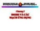 Bài giảng Cơ sở kỹ thuật điện tử: Chương 2 - Diode và các mạch ứng dụng