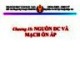 Bài giảng Cơ sở kỹ thuật điện tử: Chương 15 - Nguồn DC và mạch ổn áp