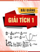 Bài giảng Giải tích 1: Giới hạn hàm số