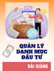 Bài giảng Quản lý danh mục đầu tư: Chương 1 - ThS. Nguyễn Phạm Thi Nhân