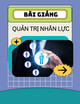 Bài giảng Quản trị nhân lực: Chương 8 - Trả công lao động