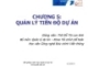 Bài giảng Quản lý dự án: Chương 5 - ThS. Đỗ Thị Lan Anh