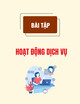 Bài tập Hoạt động dịch vụ