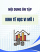 Nội dung ôn tập và thảo luận Kinh tế học vi mô I (Microeconomics I)