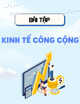 Bài tập Kinh tế công cộng