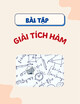 Bài tập Giải tích hàm có hướng dẫn giải
