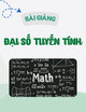 Bài giảng Đại số tuyến tính: Chương 2 - Đào Thị Thanh Hà