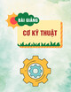 Bài giảng Cơ kỹ thuật: Chương 1.2 - ThS. Trương Quang Trường